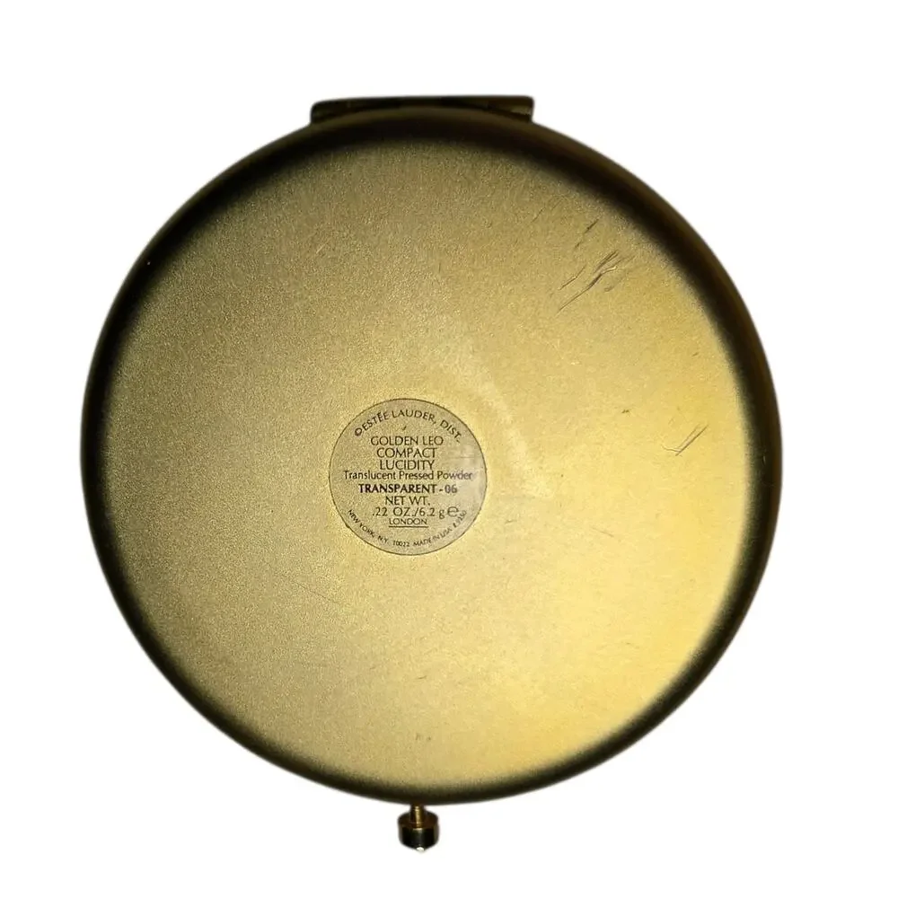 New Estee Lauder GOLDEN LEO Compact Lucidity Translucent Pressed Powder 06